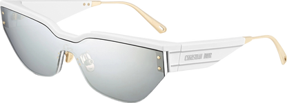 Christian Dior Sunglasses - Diorclub M3u - White Grey In Case