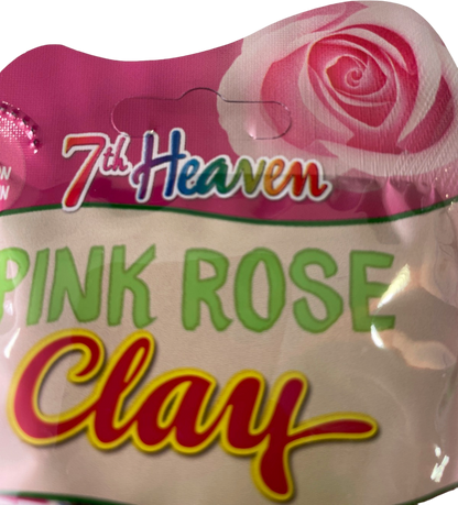 7th Heaven Pink Rose Clay Cleansing & Hydrating Hard Drying Mask 15g