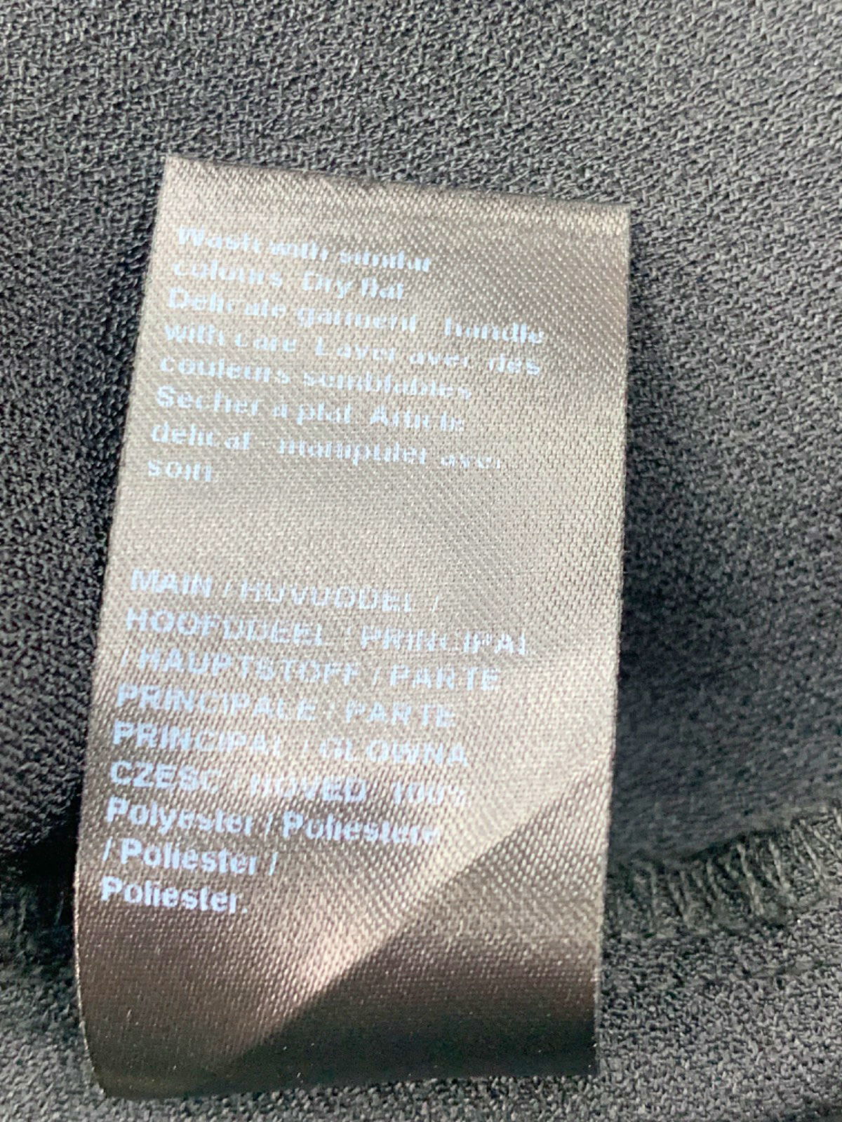 River Island Black Sleeveless Top UK 26