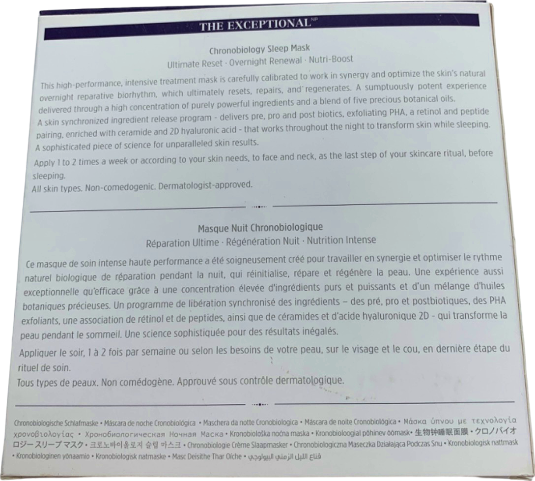 Noble Panacea The Exceptional Ultimate Reset Chronobiology Sleep Mask 12ml