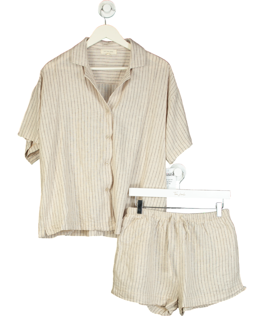 Kat The Label Beige Arlo Pant Set UK M