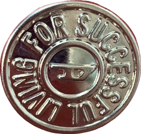 Diesel Red G-Magnolia Coated Jacket UK M