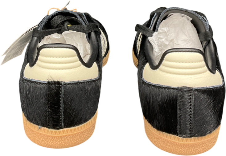 adidas Samba Og Trainers Pony Hair Effect Core Black Cream White Gum UK 6 EU 39 👠
