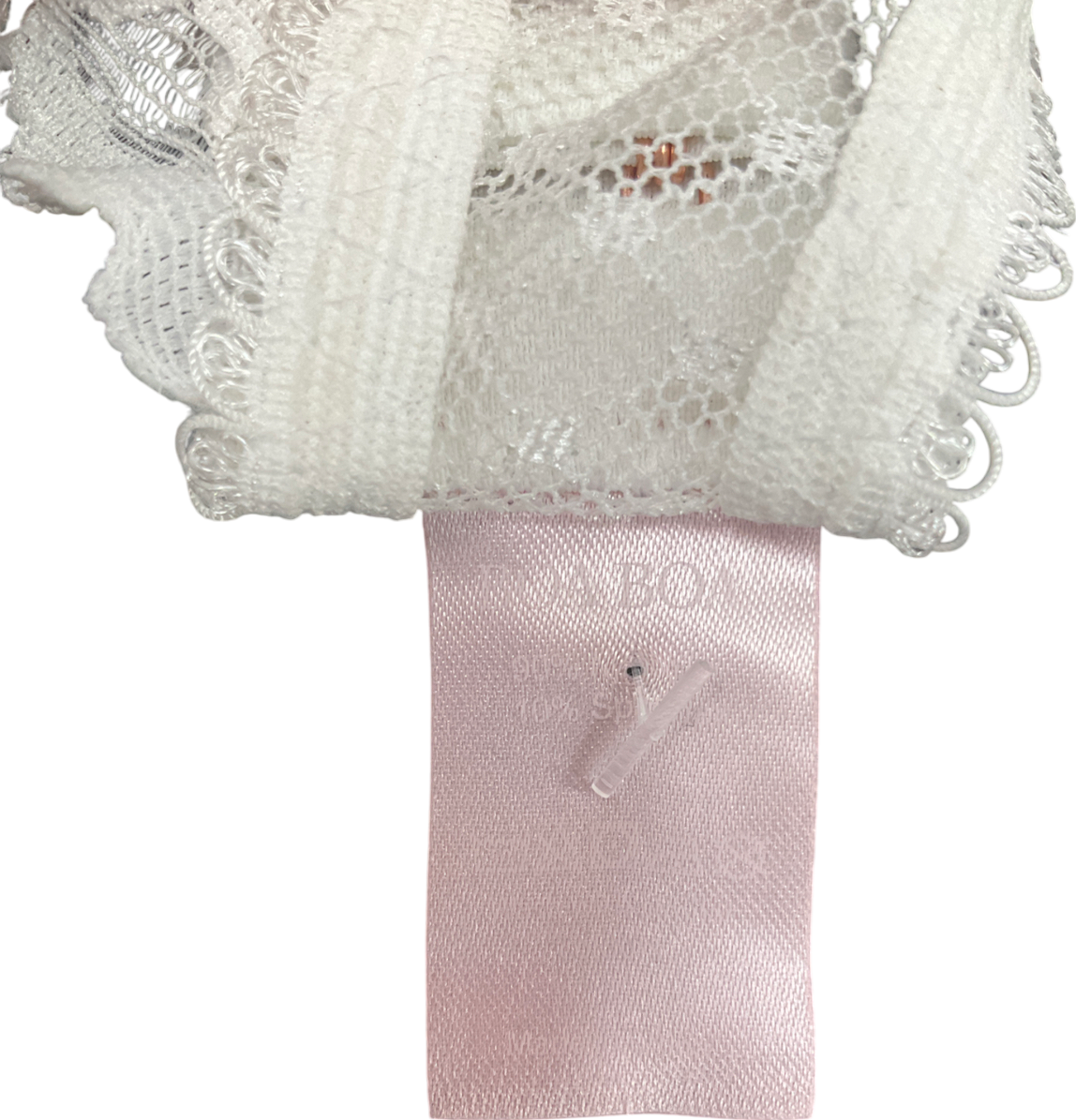 boa boa Gabbie White Lace Demi Bra UK 32D