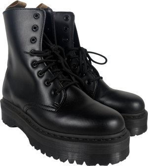 Dr Martens Black 1460 Mono Smooth Leather Lace Up Boots UK 10 EU 44