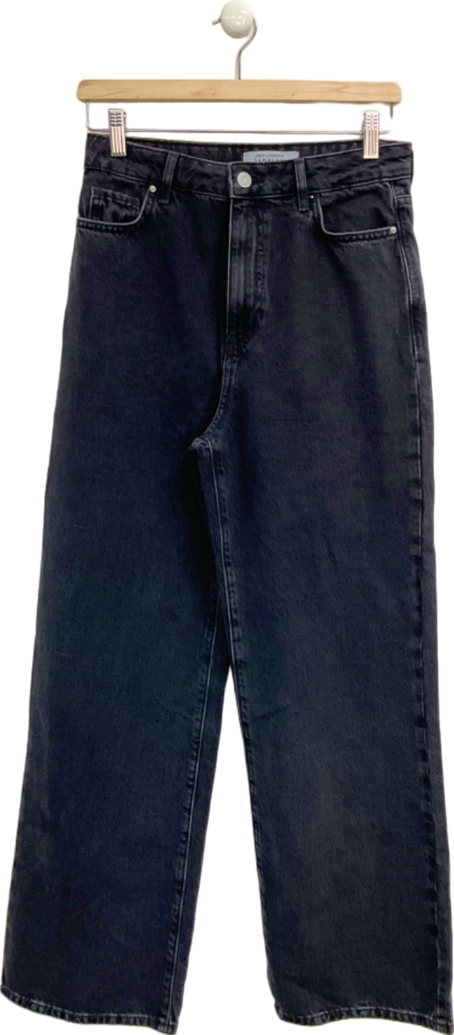 New Look Black Adalae Wide Leg Jeans UK 8