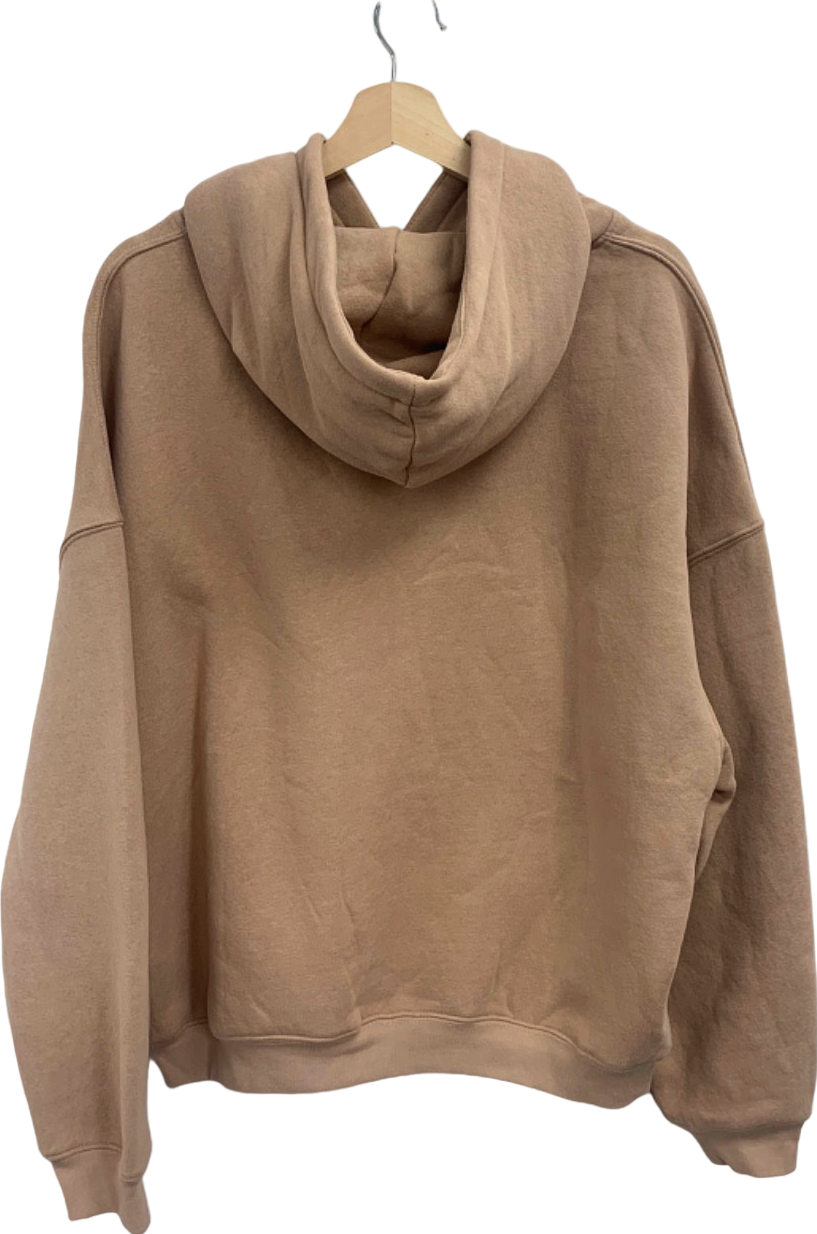 Aybl Beige Hooded Sweatshirt UK L