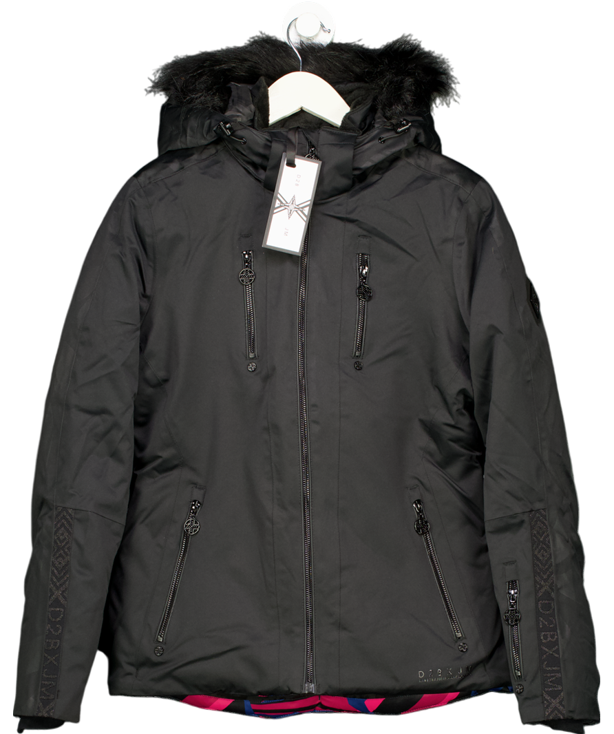 DARE2B Black Frenzied Ski Jacket UK 8