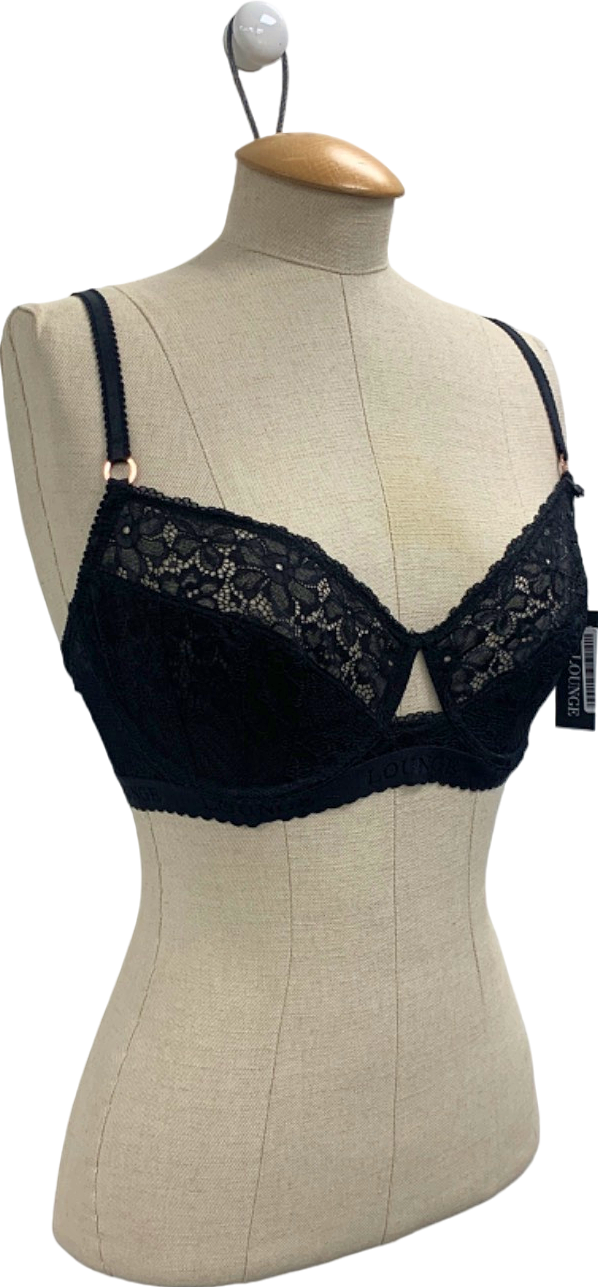 Lounge Black Flair Balcony Bra 36E