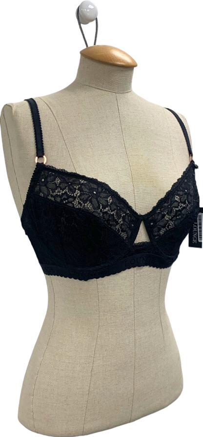 Lounge Black Flair Balcony Bra 36E