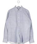Ingram Blue Long Sleeve Shirt Size 43 UK L