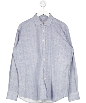 Ingram Blue Long Sleeve Shirt Size 43 UK L