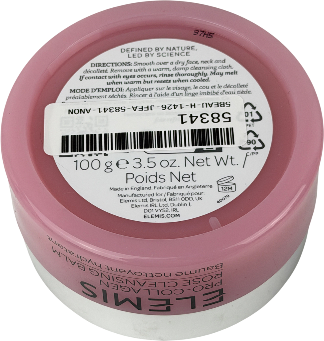 Elemis Pro-collagen Rose Cleansing Balm 100g