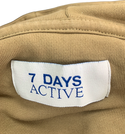 7 Days Active Brown Hoodie Medium