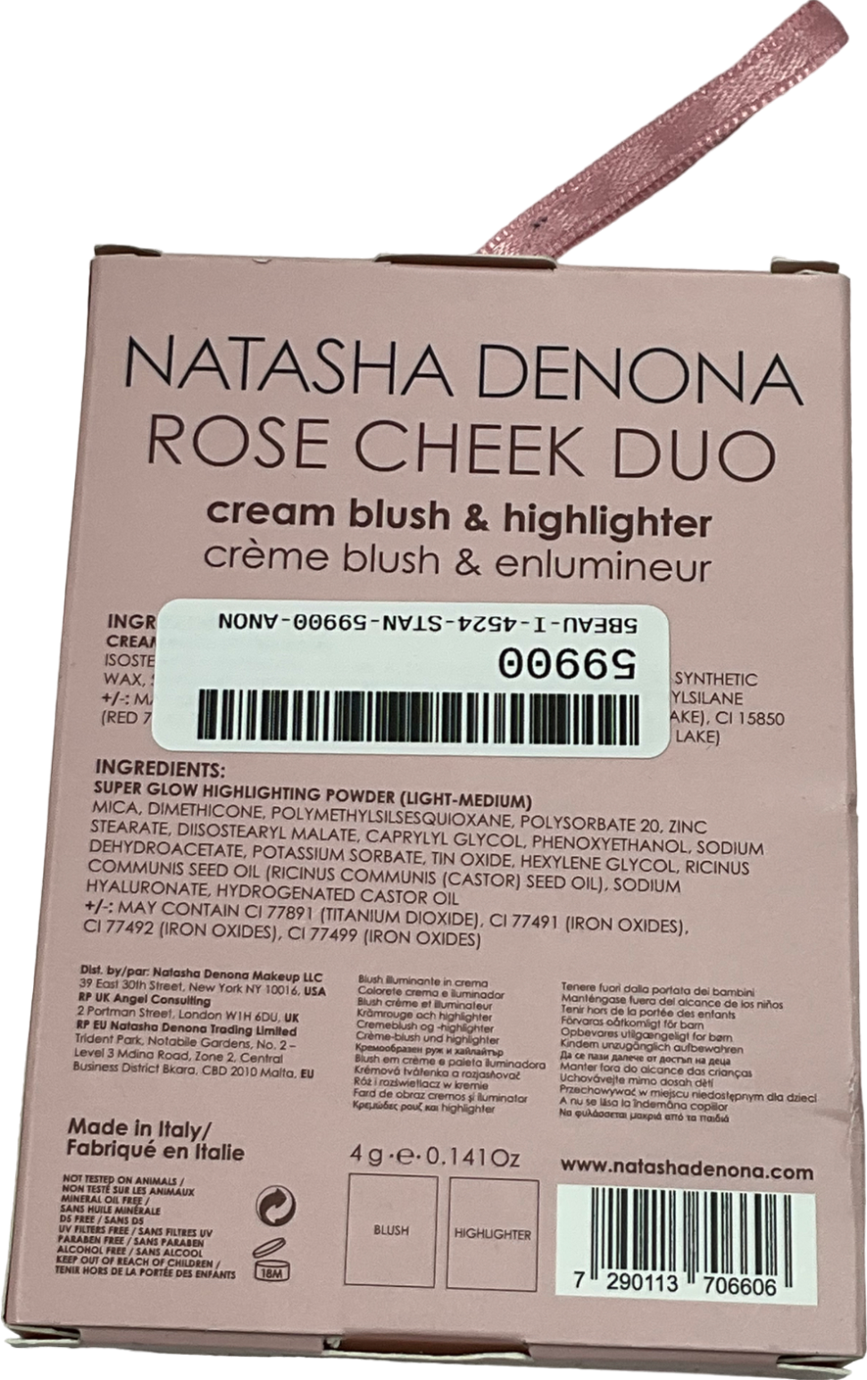 Natasha Denona Rose Cheek Duo Rose 4g