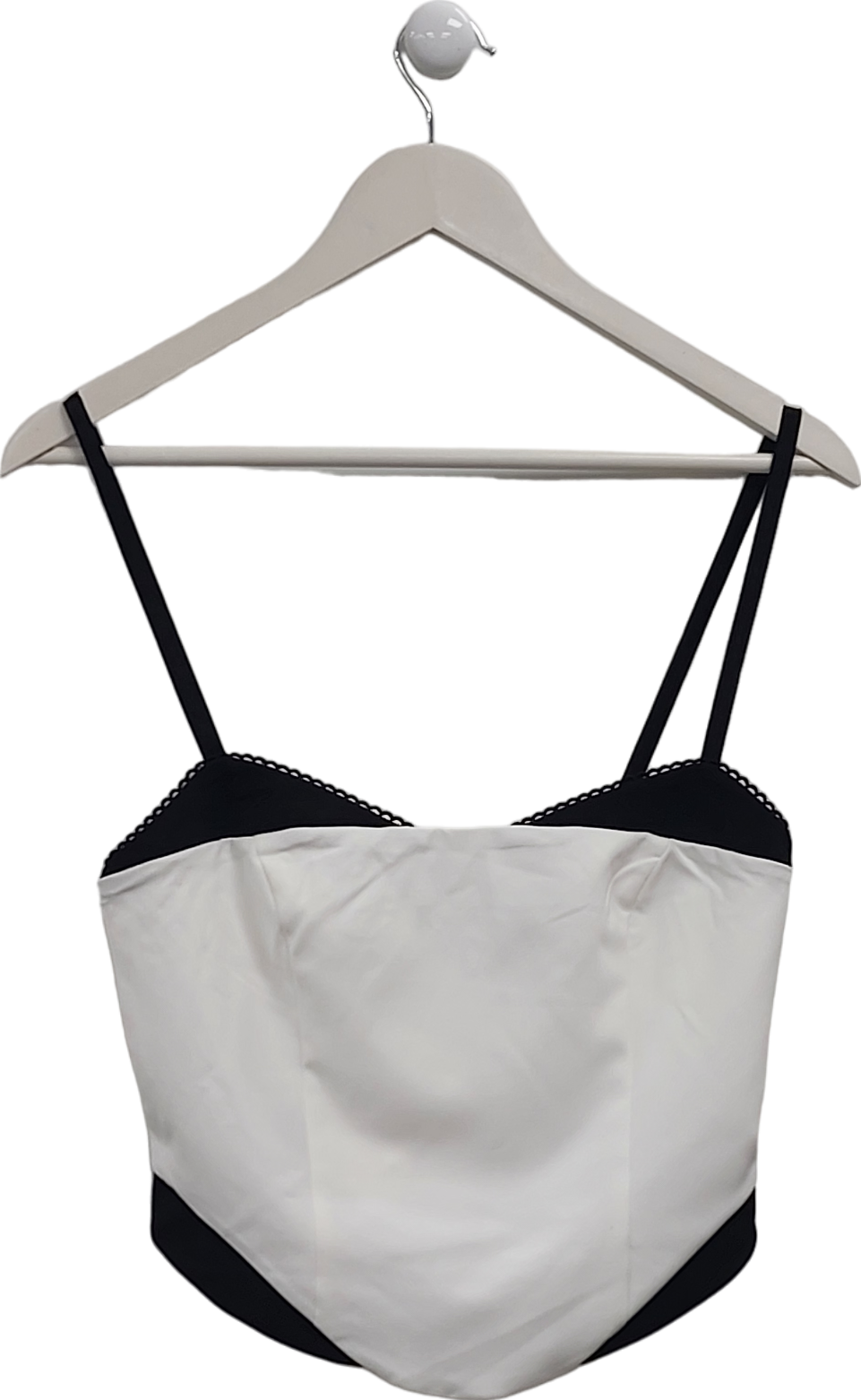 White Fox Cream Feel The Sparkle Bustier UK S