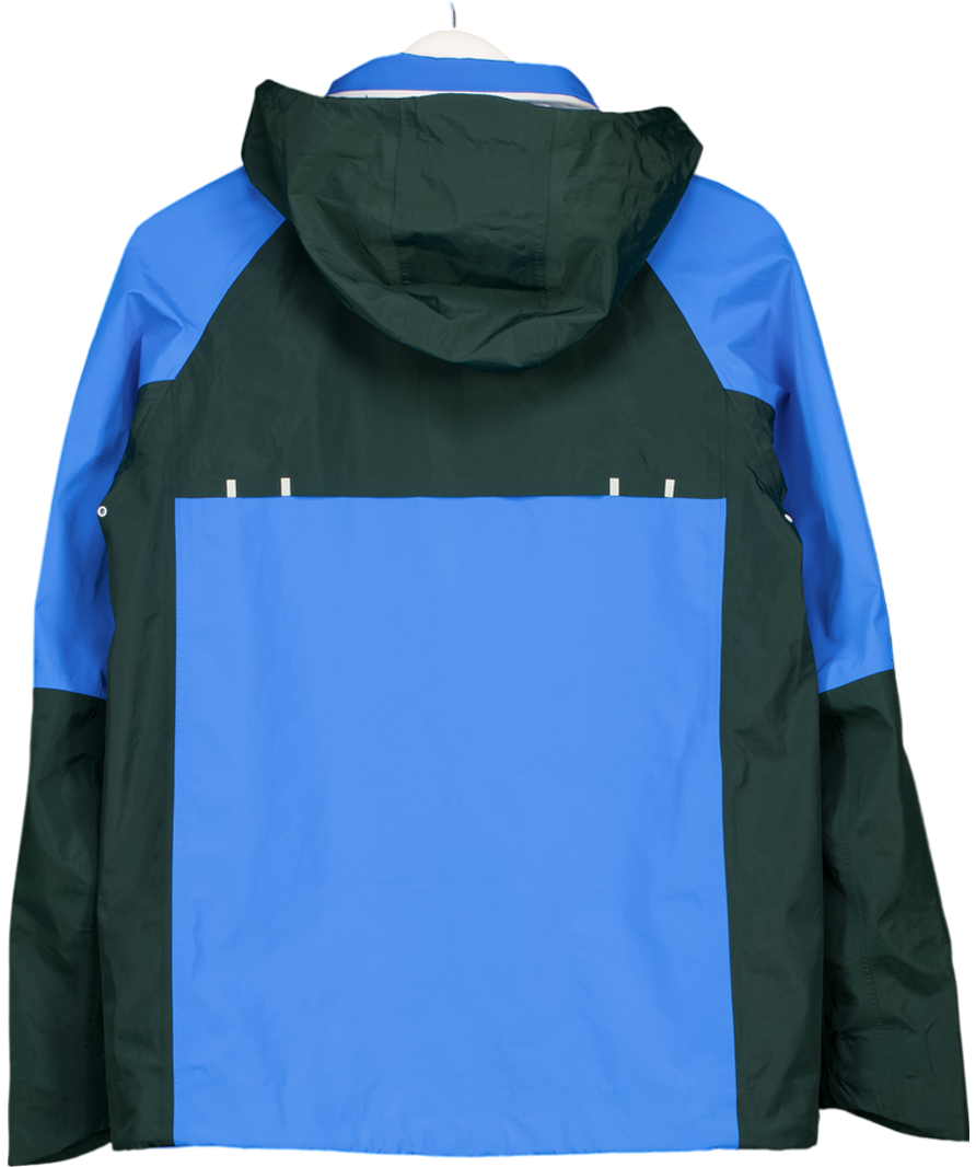 Tory Burch Blue Sport All-weather Colorblock Jacket UK XS