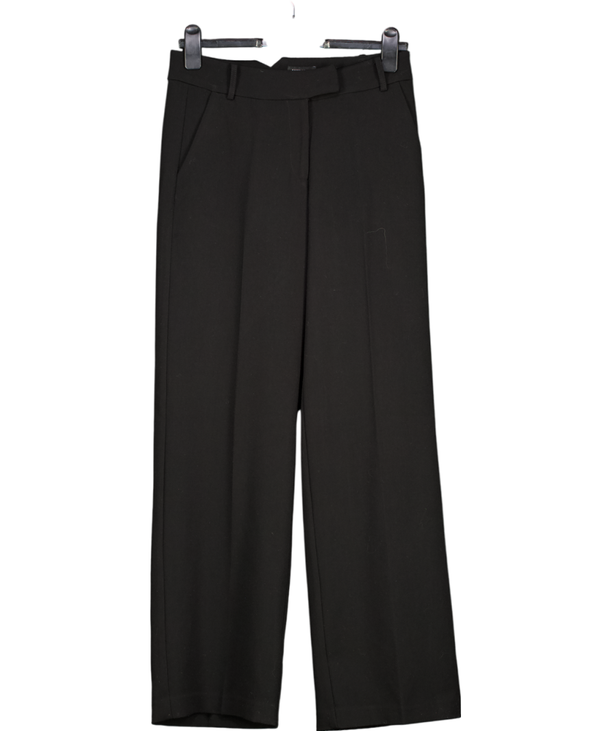 Karen Millen Black Tailored Essential Straight Leg Trousers UK 8