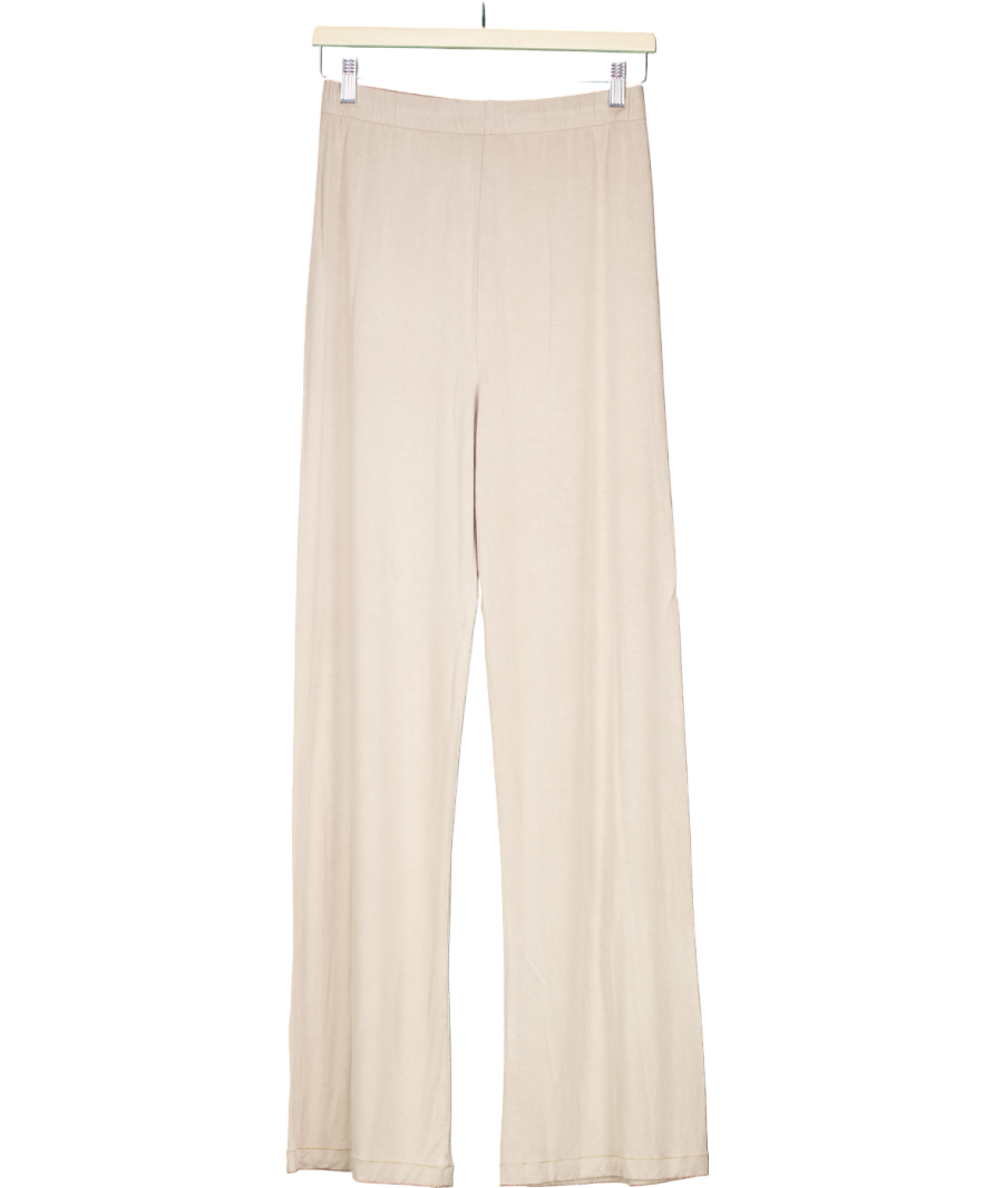 SKIMS Beige Straight Leg Trousers UK S