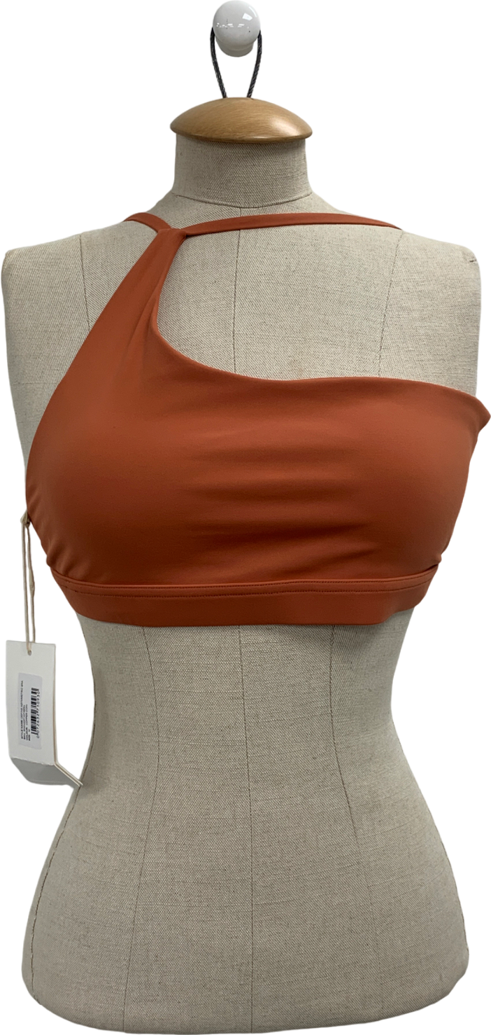 sefi Orange Cross Over Sports Bra UK M