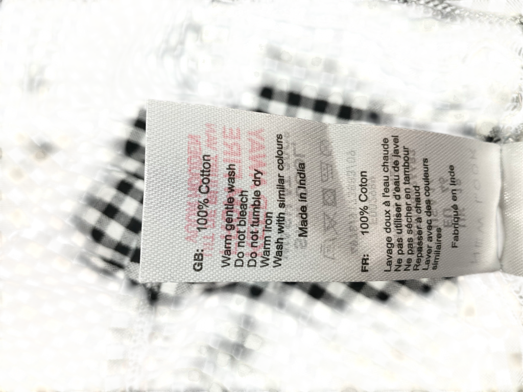 New Look Black Gingham Maxi Dress UK 18