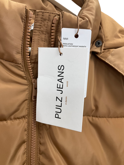 Pulz Jeans Beige Pzbianca Pufferjacket UK S