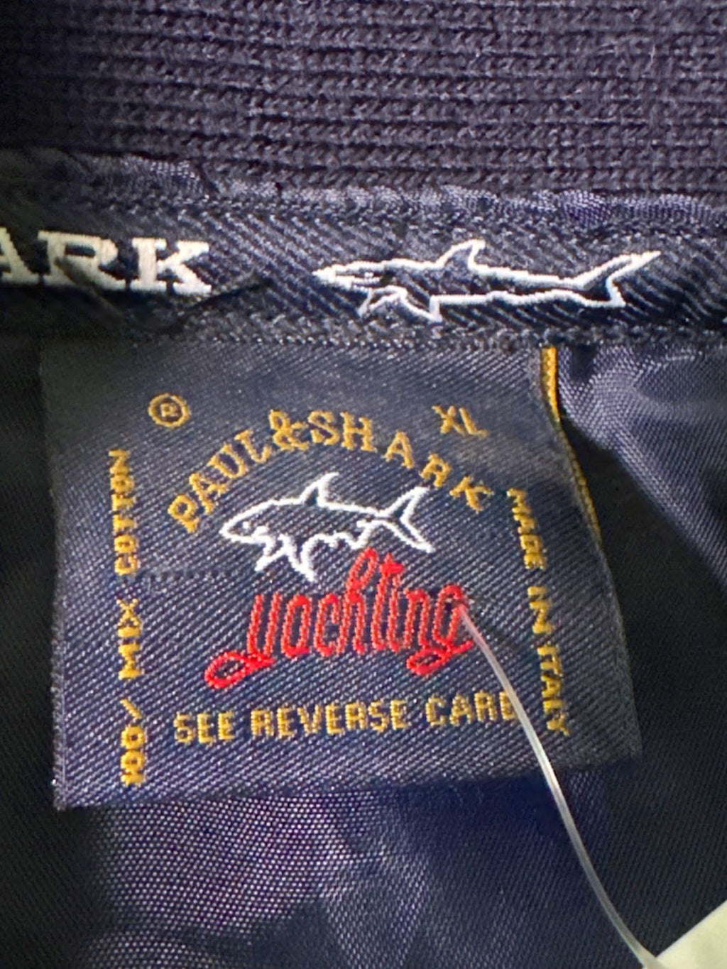 Paul & Shark Navy Wool Bomber Jacket UK XL