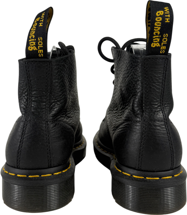 Dr Martens Black 1460 Pascal Virginia Lace-up Leather Boots UK 6.5 EU 39.5 👠