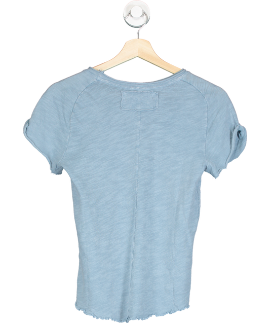 Free People Blue We The Free Be My Baby Tee UK L