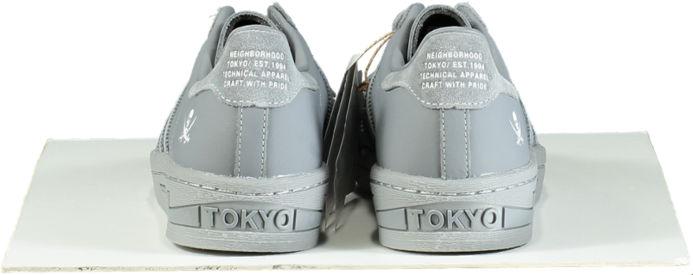 Adidas Grey X Neighborhood Superstar Sneakers UK 10