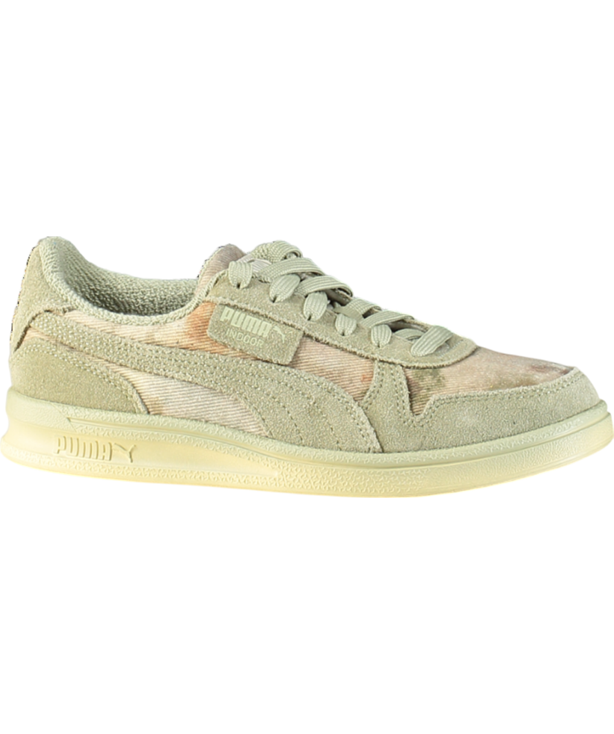 Puma Green X Kidsuper Indoor Dstrsd Sneaker Lux Army Trainers UK 4 EU 37 👠