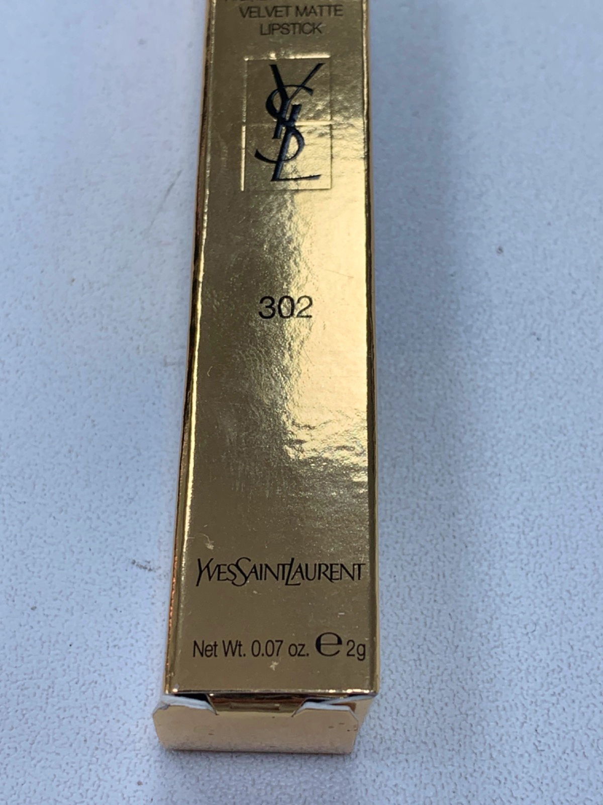 Yves Saint Laurent Rouge Pur Couture The Slim Velvet Radical Lipstick 302 Brown No Way Back 2g