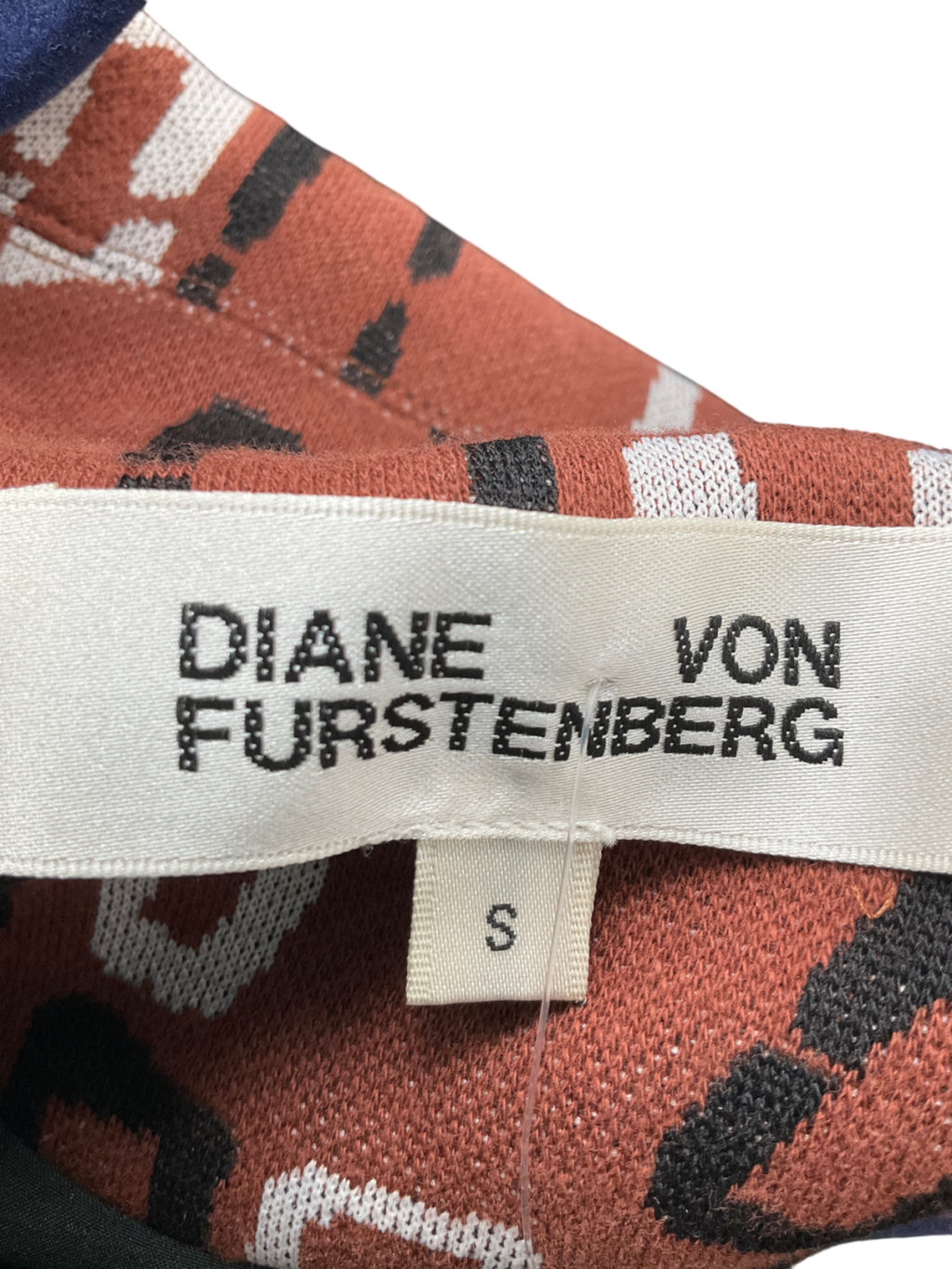 Diane von Furstenberg Brown Lacie Wool Blend Jacket UK S