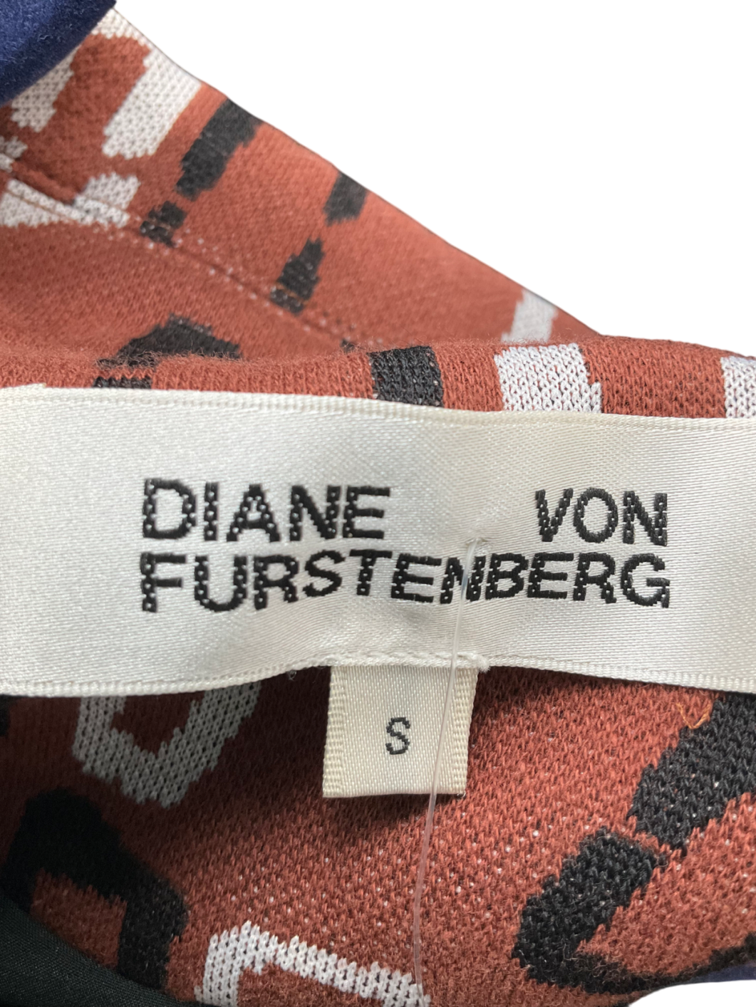 Diane von Furstenberg Brown Lacie Wool Blend Jacket UK S