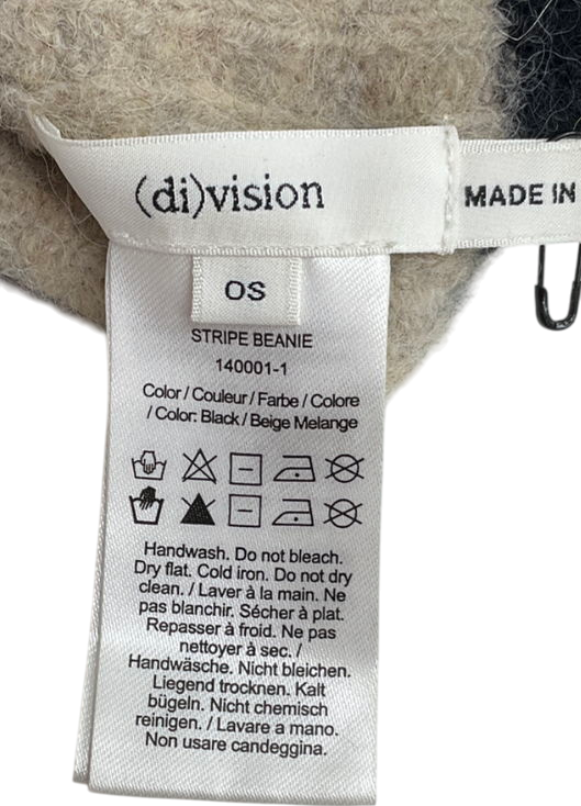 division Navy Blue And Cream Hat One Size