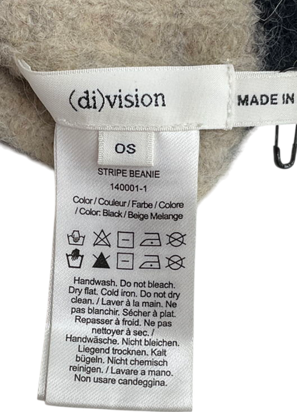 division Navy Blue And Cream Hat One Size