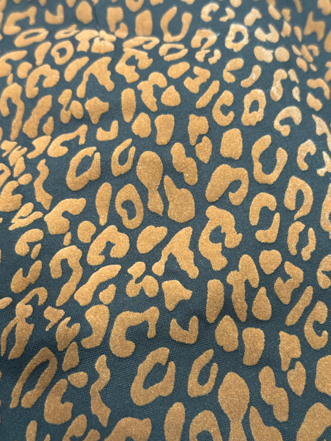 Robell Brown Leopard Print Trousers UK 14