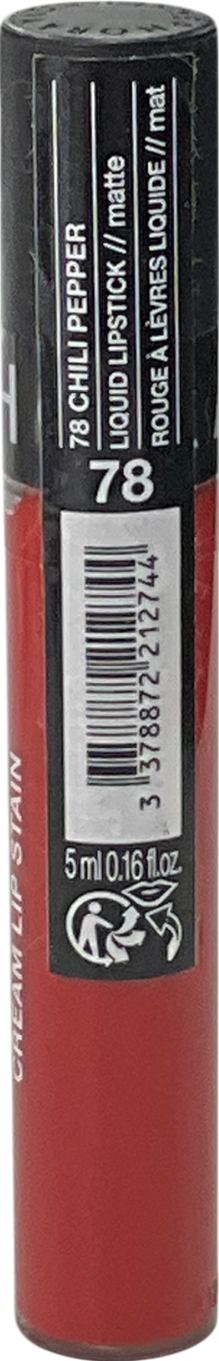 sephora Cream Lip Stain Matte Liquid Lipstick 78 5ml