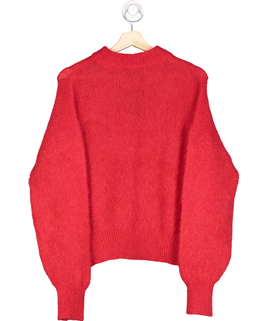 suprise Red Surprise Paris Jane Mohair Jumper UK 12