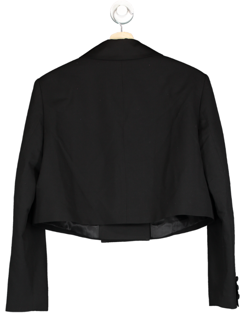 Aligne Black Lars Cropped Blazer UK 8