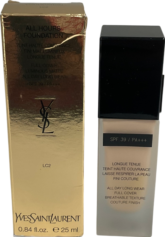 YSL All Hours Foundation Lo2 25ml