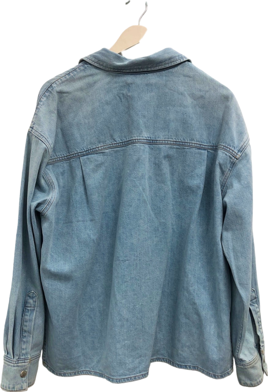 AGOLDE Blue Denim Shirt UK M