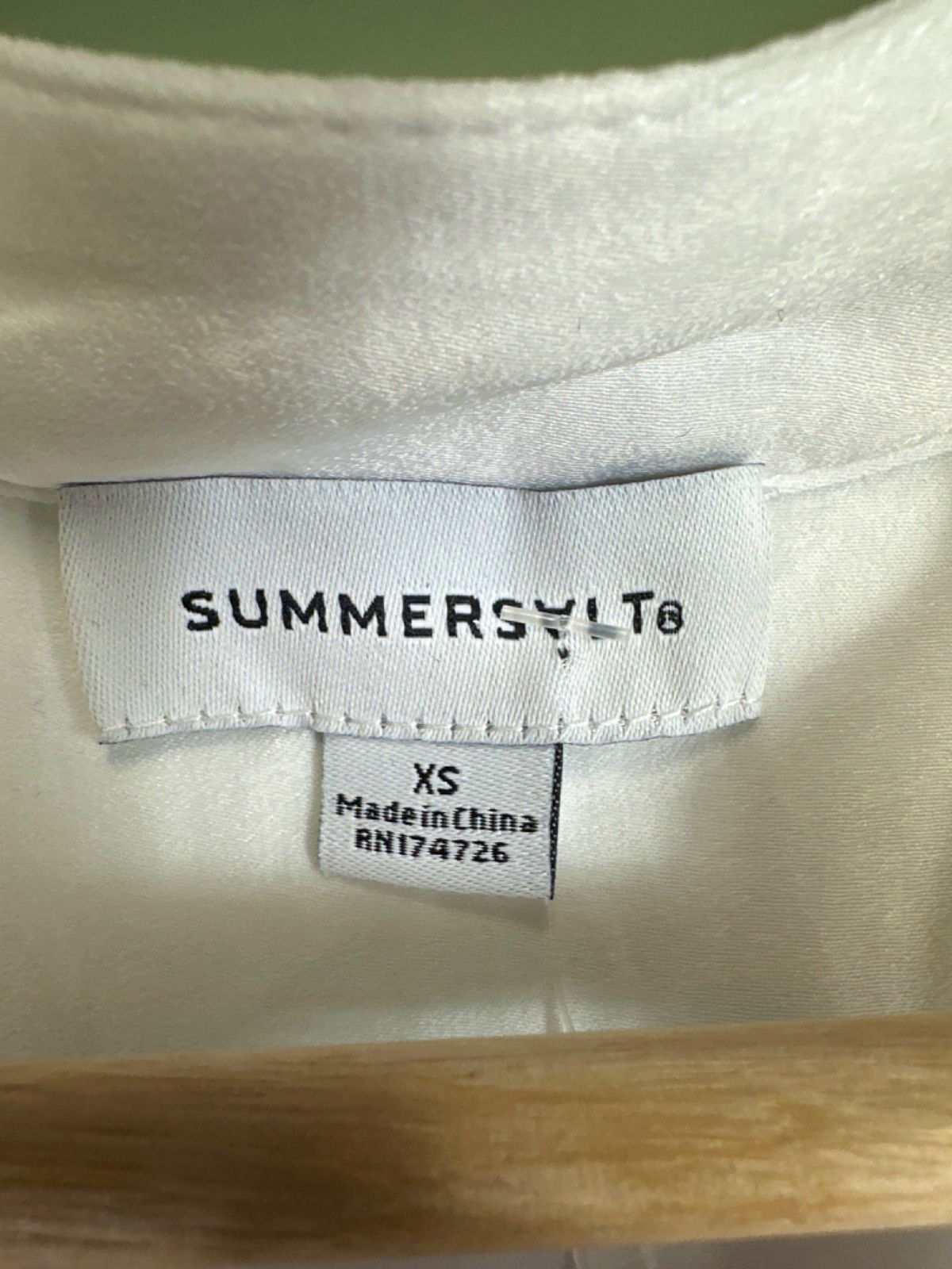 Summersalt White Long Shirt Dress UK XS