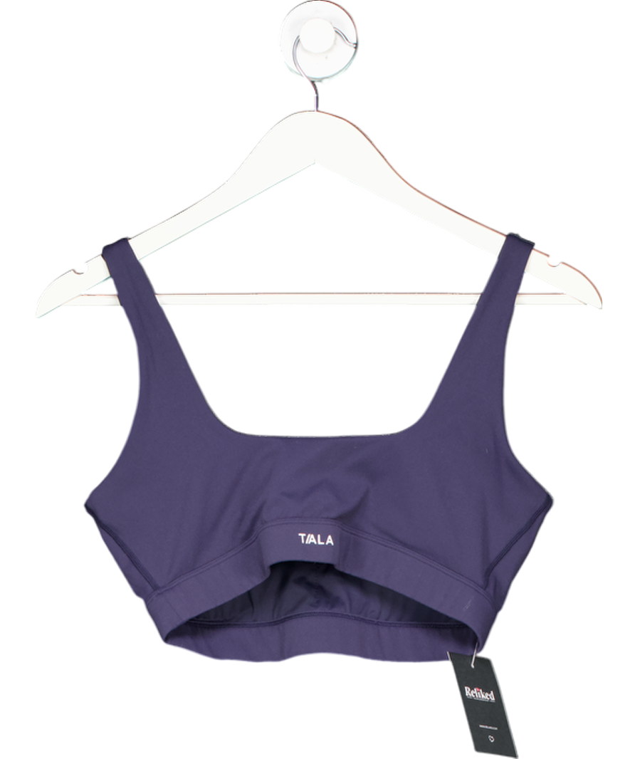 TALA Blue Square Neck Sports Bra UK M