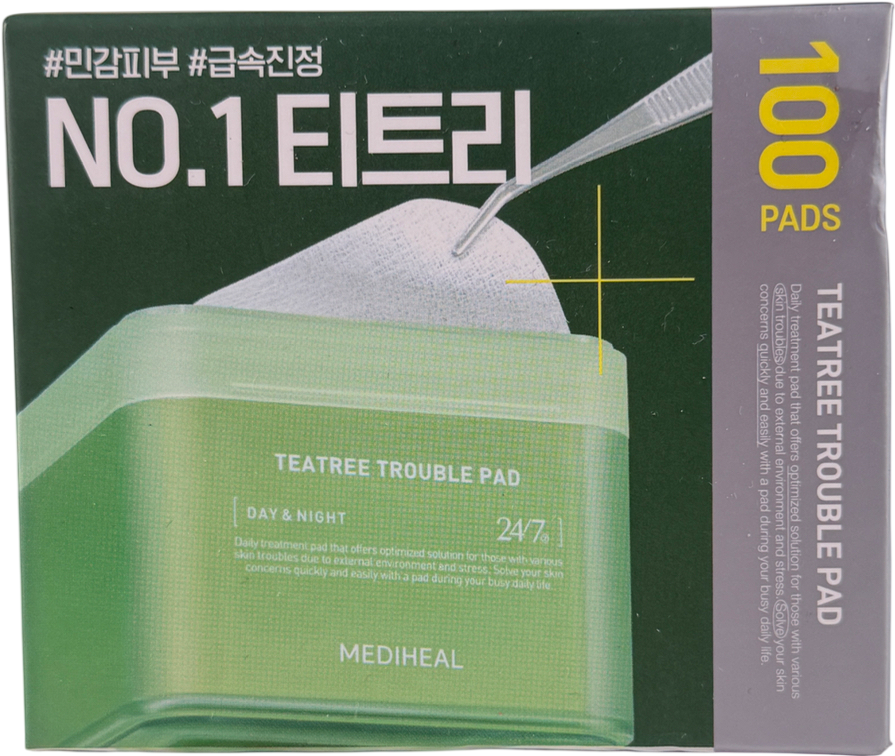 Mediheal Teatree Trouble Pads 100 Pads 100pads
