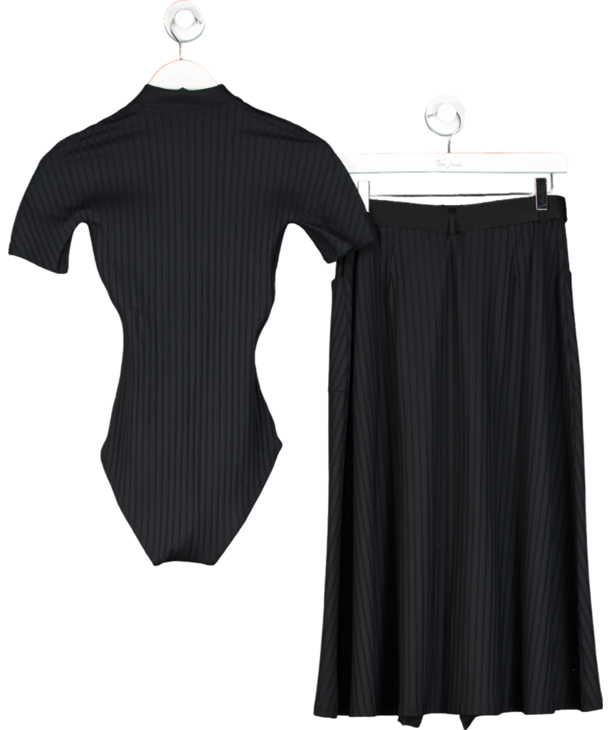 Eres Black Copacabana Mid-lenth Skirt And Bodysuit UK 12