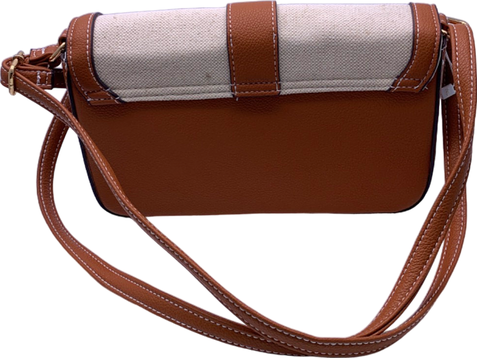 New Look Brown Chelsea Canvas Shoulder Bag One Size