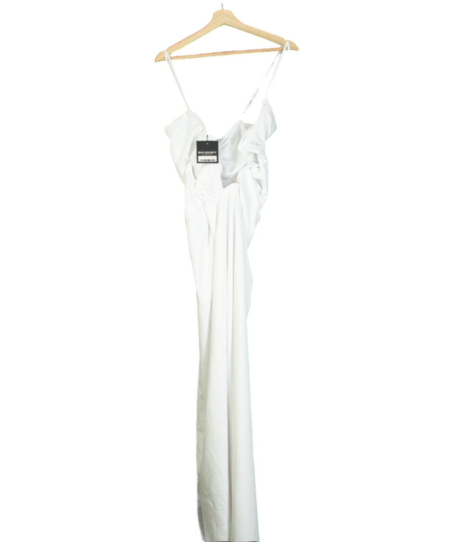 Bad Society White Kelly Moulded Dress UK M