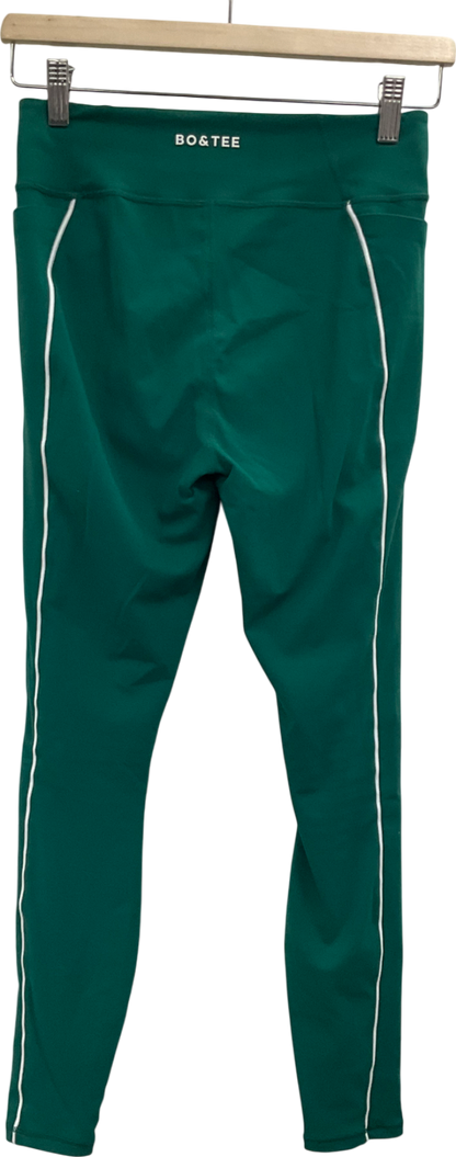 Bo + Tee Soft Active Leggings In Varsity Green UK M