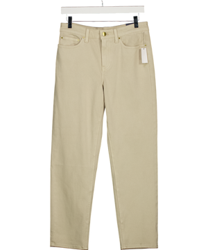 TALBOTS Oat Beige Slim Straight Ankle Jeans Us4 UK 8